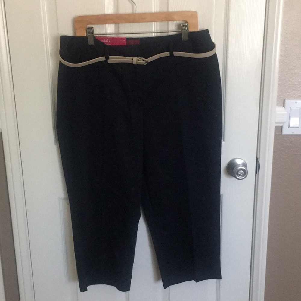 Navy Blue Capri Pants